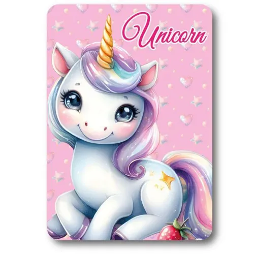 Κουβέρτα Fleece Unicorn 56 100X140 Pink 100%  Polyester