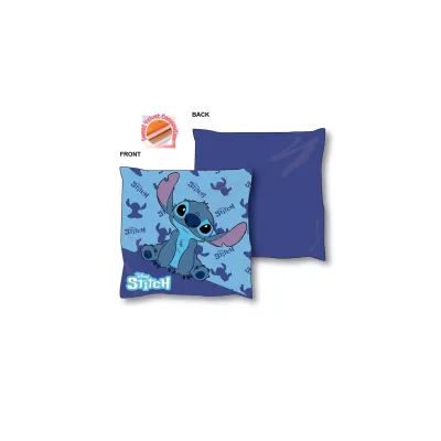 Βελούδινο Μαξιλάρι Disney Home Stitch 04 38X38 Blue 100%  Velboa