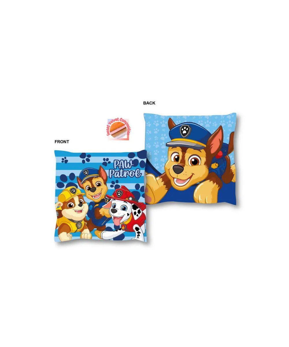 Βελούδινο Μαξιλάρι Nickelodeon Paw Patrol 46 38X38 Blue 100%  Velboa
