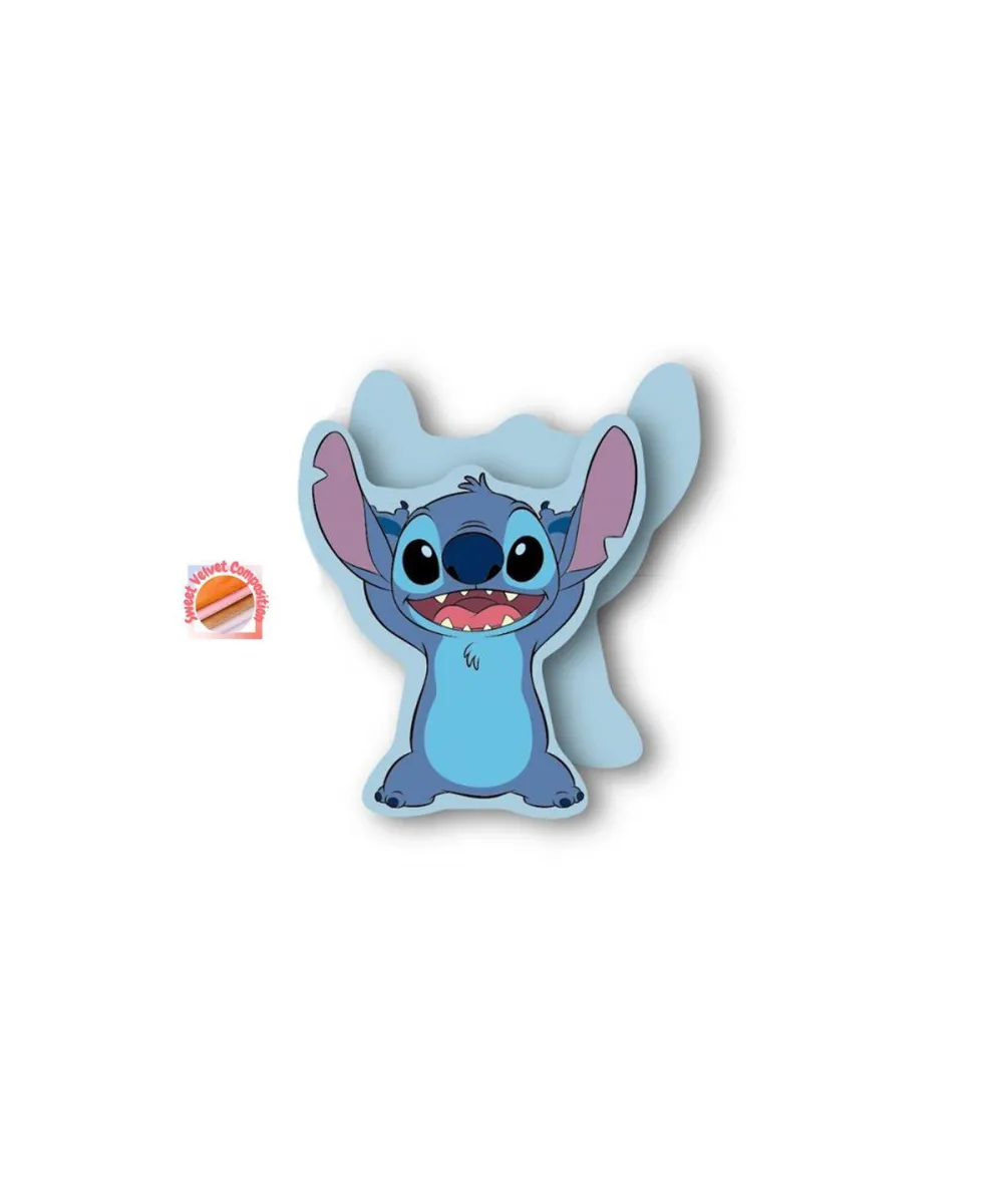 Mini Μαξιλάρι 3D Disney Home Stitch 90 15 cm Sky Blue 100%  Velboa