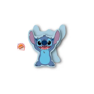 Mini Μαξιλάρι 3D Disney Home Stitch 90 15 cm Sky Blue 100%  Velboa