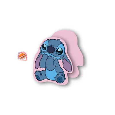 Mini Μαξιλάρι 3D Disney Home Stitch 88 15 cm Pink 100%  Velboa