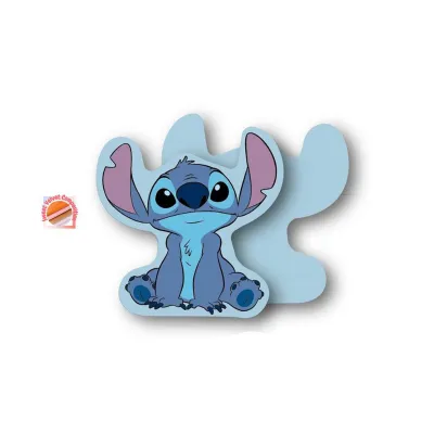 Mini Μαξιλάρι 3D Disney Home Stitch 85 15 cm Sky Blue 100%  Velboa