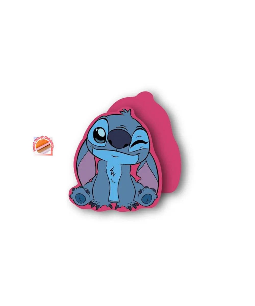 Mini Μαξιλάρι 3D Disney Home Stitch 91 15 cm Fuchsia 100%  Velboa