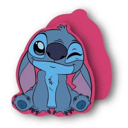 Mini Μαξιλάρι 3D Disney Home Stitch 91 15 cm Fuchsia 100%  Velboa