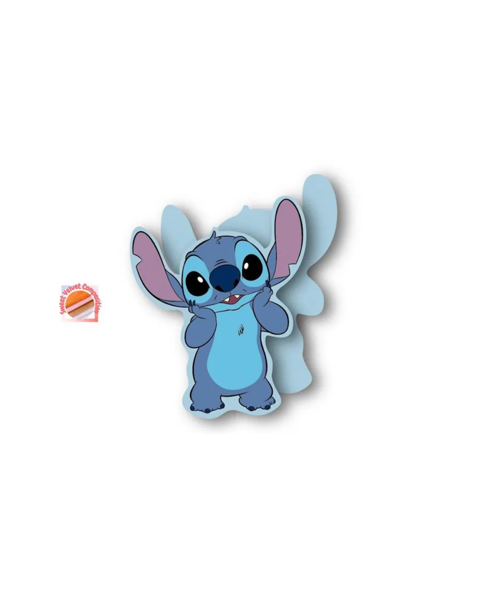 Mini Μαξιλάρι 3D Disney Home Stitch 93 15 cm Sky Blue 100%  Velboa