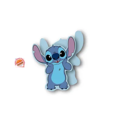 Mini Μαξιλάρι 3D Disney Home Stitch 93 15 cm Sky Blue 100%  Velboa