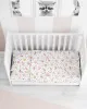 Κατωσέντονο Με Λάστιχο bebe Elephant 072 0,70X1,40X0,15 White-Pink 100%  Cotton Flannel