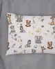 Μαξιλαροθήκη Εμπριμέ bebe Savanna 36 35X45 White-Grey 100%  Cotton Flannel