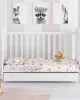 Παπλωματοθήκη Εμπριμέ bebe Elephant 072 120X160 White-Pink 100%  Cotton Flannel