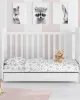 Παπλωματοθήκη Εμπριμέ bebe Elephant 074 120X160 White-Sky Blue 100%  Cotton Flannel