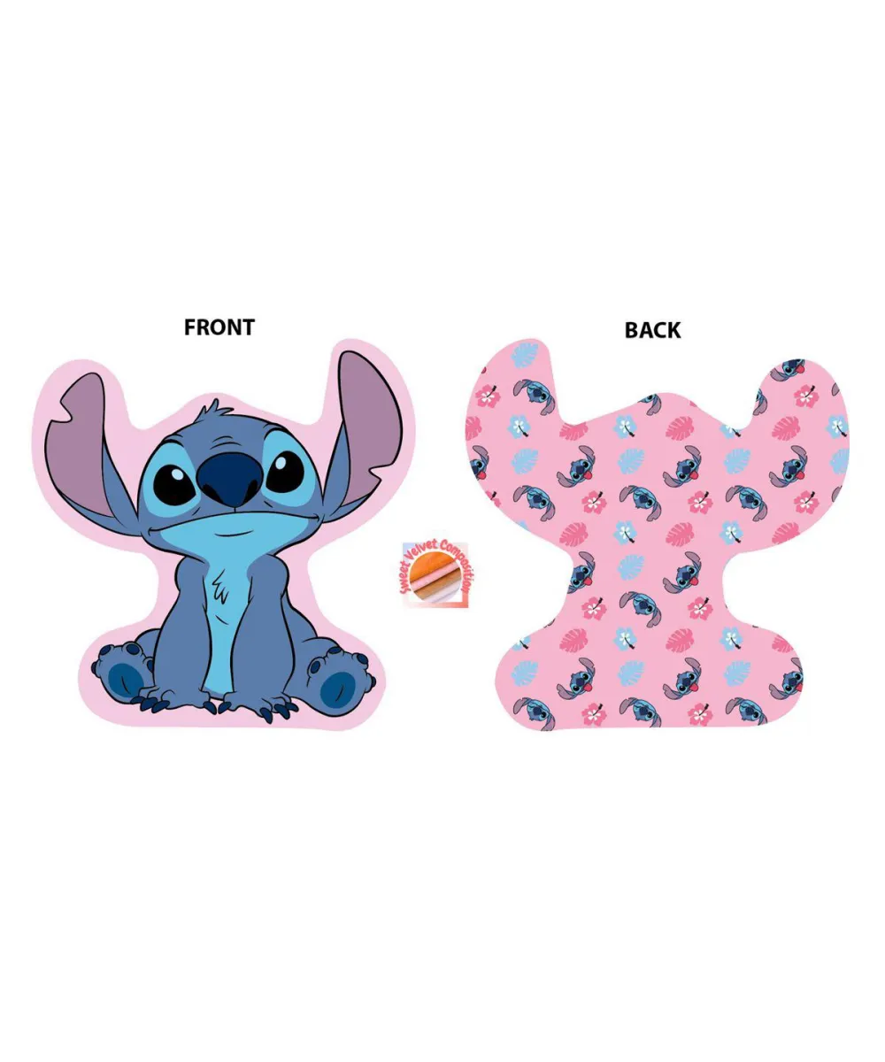 Mini Μαξιλάρι 3D AOP Disney Home Stitch 689 20 cm Pink 100%  Velboa