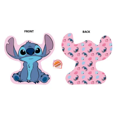 Mini Μαξιλάρι 3D AOP Disney Home Stitch 689 20 cm Pink 100%  Velboa
