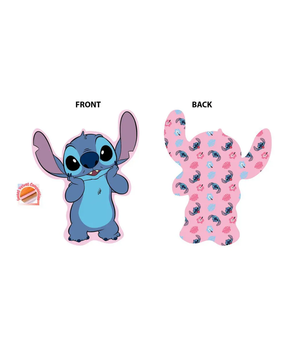 Mini Μαξιλάρι 3D AOP Disney Home Stitch 690 20 cm Pink 100%  Velboa