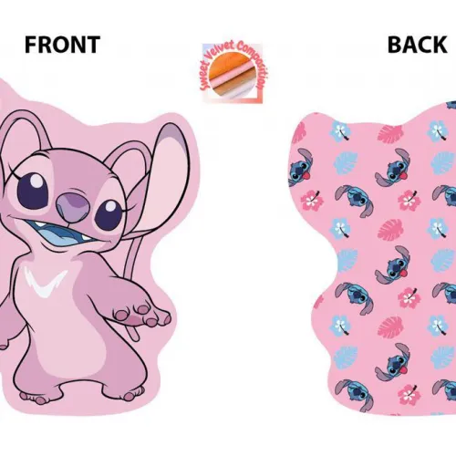 Mini Μαξιλάρι 3D AOP Disney Home Angel 697 20 cm Pink 100%  Velboa