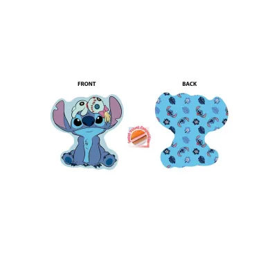 Mini Μαξιλάρι 3D AOP Disney Home Stitch 679 20 cm Sky Blue 100%  Velboa
