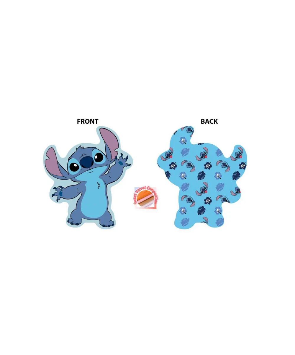 Mini Μαξιλάρι 3D AOP Disney Home Stitch 680 20 cm Sky Blue 100%  Velboa