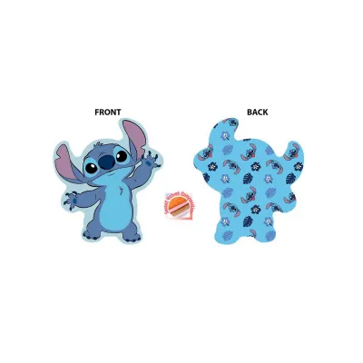Mini Μαξιλάρι 3D AOP Disney Home Stitch 680 20 cm Sky Blue 100%  Velboa