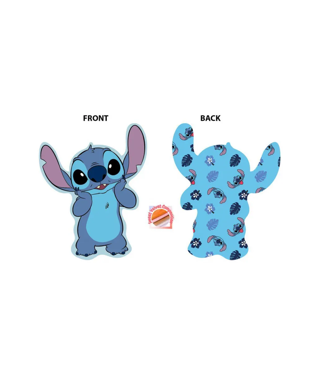 Mini Μαξιλάρι 3D AOP Disney Home Stitch 681 20 cm Sky Blue 100%  Velboa