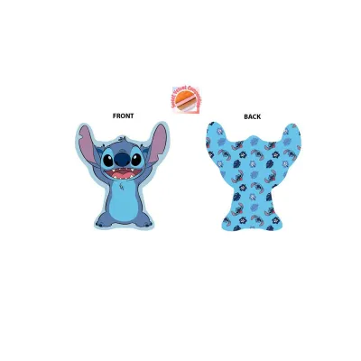 Mini Μαξιλάρι 3D AOP Disney Home Stitch 682 20 cm Sky Blue 100%  Velboa