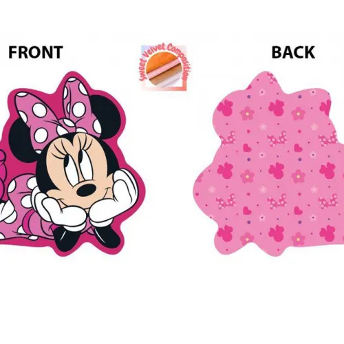 Mini Μαξιλάρι 3D AOP Disney Home Minnie 692 20 cm Fuchsia 100%  Velboa