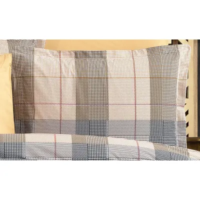 Μαξιλαροθήκη Εμπριμέ Αντιγόνη 340 50X70 Beige 100%  Cotton Flannel
