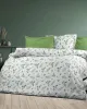 Σεντόνια Εμπριμέ Σετ 4 τεμ Μυρτώ 351 220X240 Green 100%  Cotton Flannel