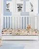 ΚΑΤΩΣΕΝΤΟΝΟ ΜΕ ΛΑΣΤΙΧΟ bebe Africa 145 0,70X1,40X0,15 Beige Flannel Cotton 100% 