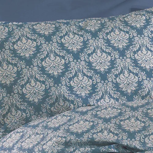 Μαξιλαροθήκη Εμπριμέ Οφηλία 279 50X70 Blue 70/30 Cott/Pol