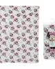 Λούτρινο Disney Home Σετ 2 Τεμ. bebe Minnie 31 Ύψος 25 cm & Κουβέρτα Coral Fleece 75X100 cm White-Black 100%  Polyester