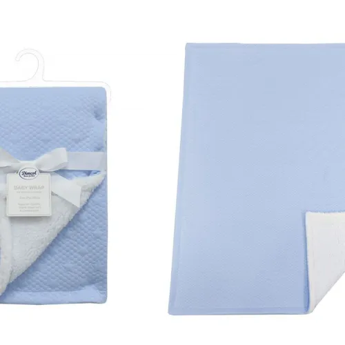 Κουβέρτα Air Layer Jacquard bebe 500 gr/m² Stars 18 75X100 Sky Blue 100%  Polyester