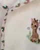 Μπουρνούζι Με Κέντημα kids Giraffe 173 Size: 04 Ecru-Multi 100%  Cotton