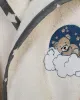 Μπουρνούζι Με Κέντημα kids Cloudy Bear 177 Size: 04 Ecru-Grey 100%  Cotton