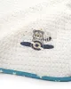 Κουβέρτα Πικέ Με Κέντημα bebe Aviator 184 80X110 White-Sky Blue 100%  Cotton