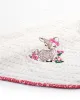 Κουβέρτα Πικέ Με Κέντημα bebe Deer 197 100X160 White-Pink 100%  Cotton