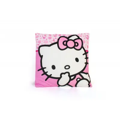 Βελούδινο Μαξιλάρι Sanrio Hello Kitty 304 38X38 Pink 100%  Velboa