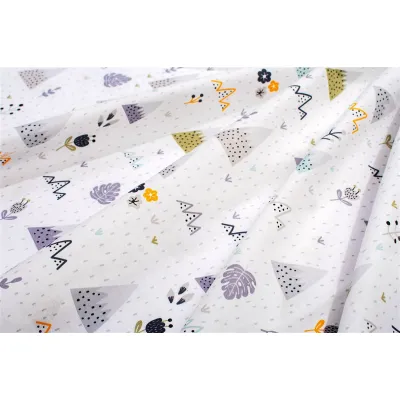 Παπλωματοθήκη Εμπριμέ kids Whimsical Mountainside 588 160X240 White-Grey 100%  Cotton