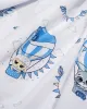 Παπλωματοθήκη Εμπριμέ kids The Floating Zoo 596 160X240 White-Blue 100%  Cotton