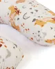 Μαξιλάρι Θηλασμού bebe Cute Fox 02 60x50x15 White-Beige 100%  Cotton