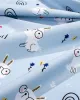 Κατωσέντονο Με Λάστιχο bebe Rabbit Garden 584 0,70X1,40X0,15 Sky Blue 100%  Cotton