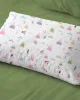 Μαξιλαροθήκη Εμπριμέ bebe Whimsical Mountainside 587 35X45 White-Pastel Lilac 100%  Cotton