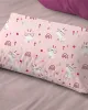Μαξιλαροθήκη Εμπριμέ kids Rabbit Garden 585 50X70 Pink 100%  Cotton