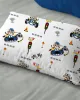 Μαξιλαροθήκη Εμπριμέ kids Animal Grand Prix 589 50X70 White-Blue 100%  Cotton
