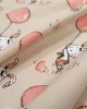 Πάνα Χασέ bebe Floating Bunny 714 80X80 Beige-Salmon 100%  Cotton