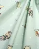 Παπλωματοθήκη Εμπριμέ kids Bear-s Playtime 593 160X240 Mint 100%  Cotton
