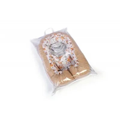 Φωλιά Ύπνου bebe Cute Fox 02 85x60x15 White-Beige 100%  Cotton