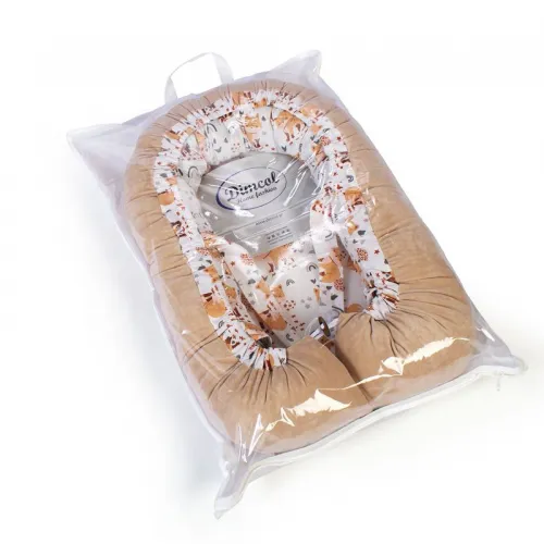 Φωλιά Ύπνου bebe Cute Fox 02 85x60x15 White-Beige 100%  Cotton