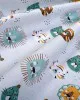 Σεντόνια Εμπριμέ Σετ 3 τεμ kids Big Cats 28 160X240 Light Aqua 100%  Cotton
