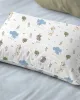 Μαξιλαροθήκη Εμπριμέ bebe Happy Safari 711 35X45 White-Sky Blue 100%  Cotton