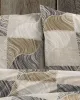 Μαξιλαροθήκη Εμπριμέ Κλεοπάτρα 609 50X70 Beige-Black 70/30 Cott/Pol